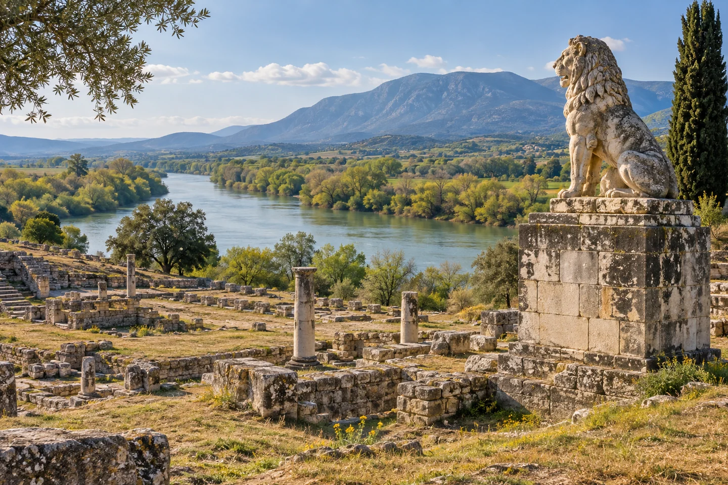 Αμφίπολη τοπίο